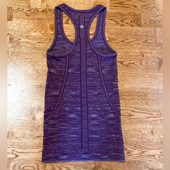 Lululemon🍋 Swiftly Tech Racerback Tank Size 2 Dark Adobe/White - Picture 5 of 7